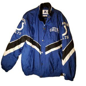 Vintage Indianapolis Colts Starter Jacket size XL Gently Used